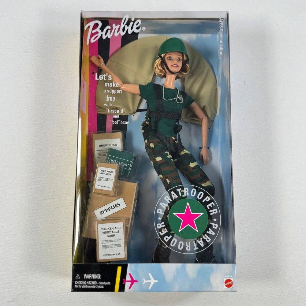 Barbie Paratrooper AFES Special Edition Doll 2000 Mattel 29474 New In Box